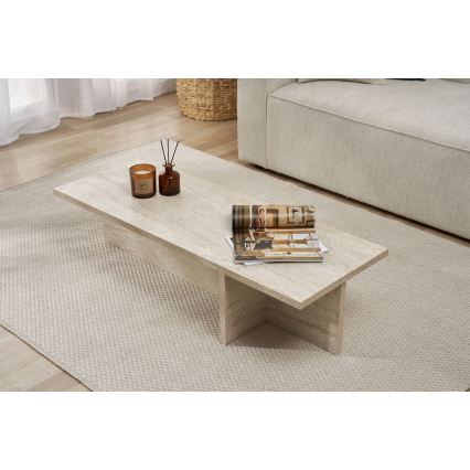 Salontafel VERUM 120x45 cm beige