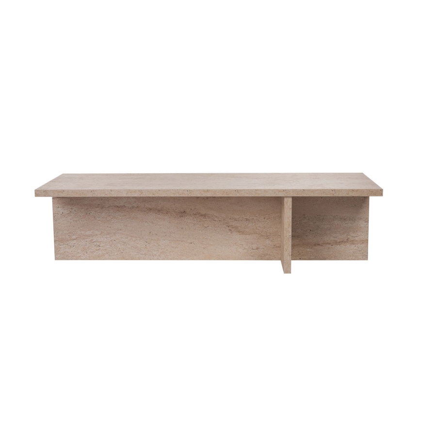 Salontafel VERUM 120x45 cm beige
