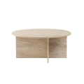 Salontafel VERUM Ø 90 cm travertijn