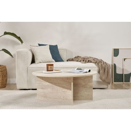 Salontafel VERUM Ø 90 cm travertijn