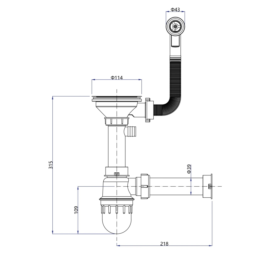 Samona - Keukenspoelbak SAMONA 77x44 cm graniet/grijs