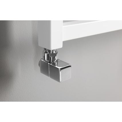 Sapho - Aansluitset voor hoekstopkranen CUBE 2 stuks glanzend chroom