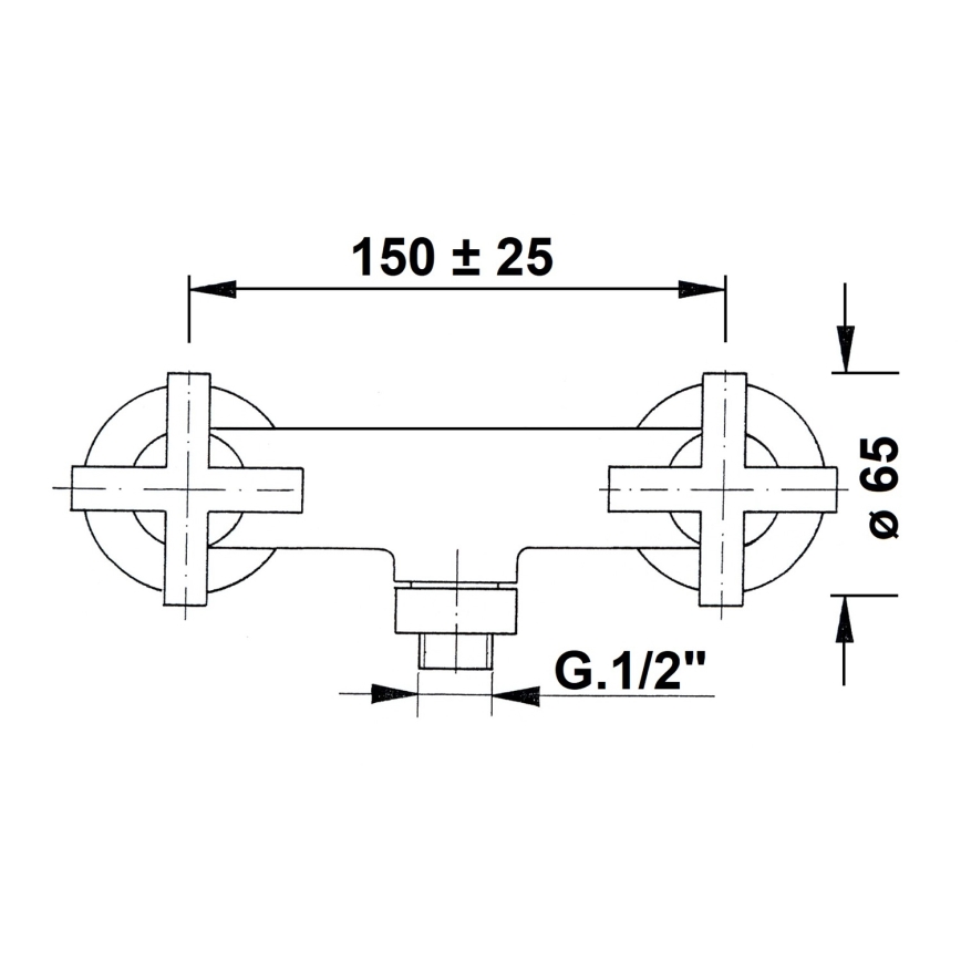 Sapho - AXIA douchekraan, glanzend chroom