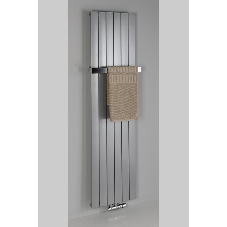Sapho - Badkamerradiator COLONNA 180x30 cm zilverkleurig