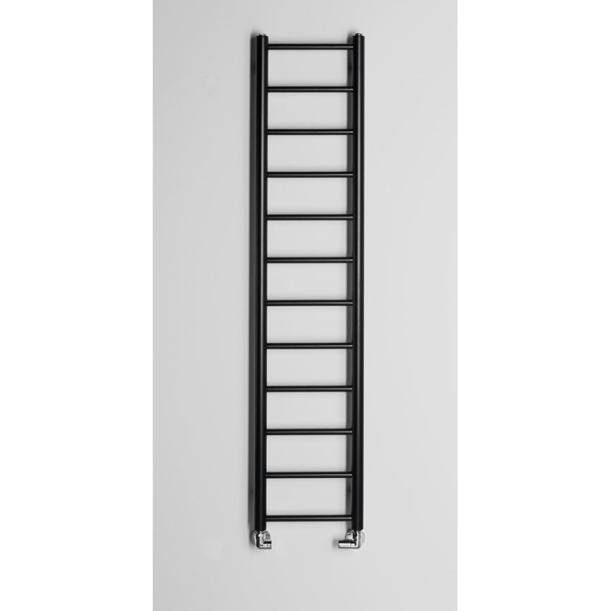 Sapho - Badkamerradiator DINA 138x30 cm mat zwart
