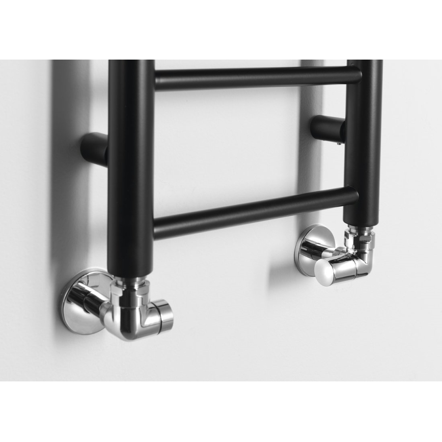 Sapho - Badkamerradiator DINA 138x30 cm mat zwart