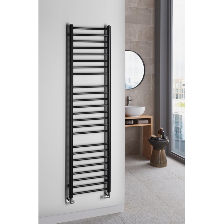 Sapho - Badkamerradiator DINA 156x40 cm mat zwart