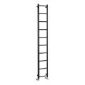 Sapho - Badkamerradiator DINA 168x25 cm mat zwart
