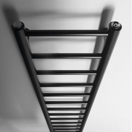 Sapho - Badkamerradiator DINA 335W 30x174 cm mat zwart