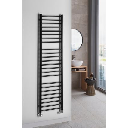 Sapho - Badkamerradiator DINA 477 W 40 x 156 cm mat zwart