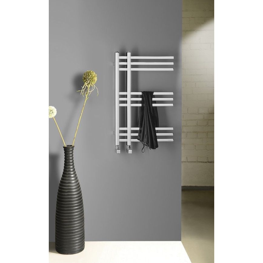 Sapho - Badkamerradiator MAGDALENA 241W/230V 50x69 cm glanzend chroom
