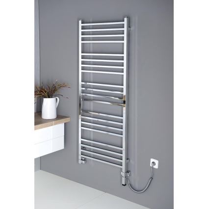 Sapho - Badkamerradiator METRO 497W/230V 60x153 cm glanzend chroom