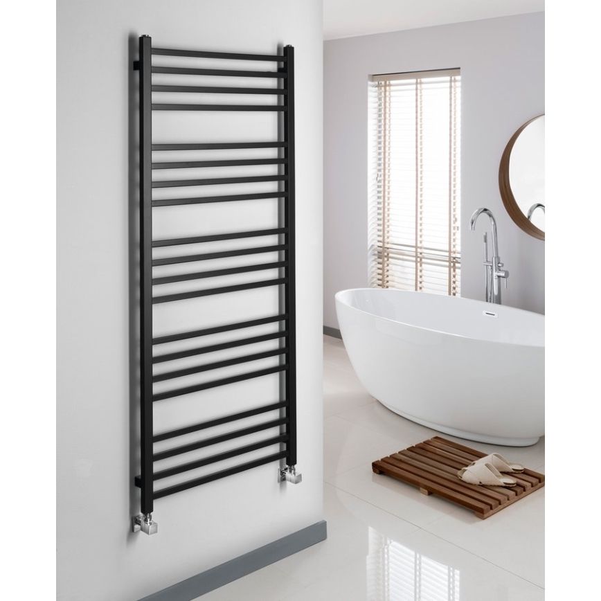 Sapho - Badkamerradiator METRO 557 W 60 x 151 cm mat zwart