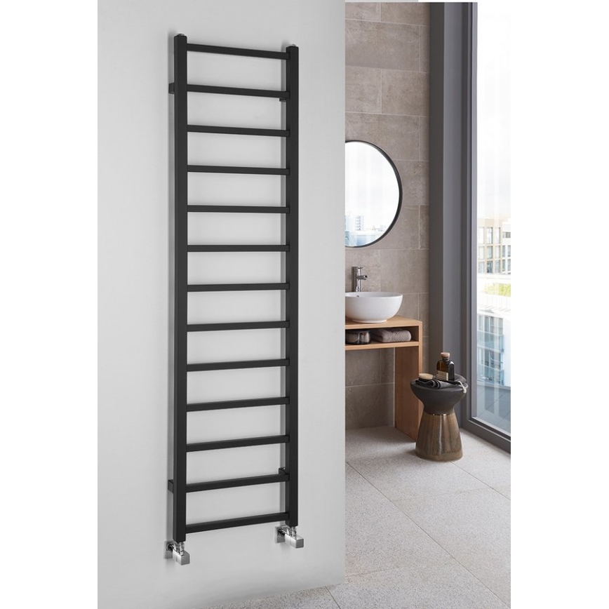 Sapho - Badkamerradiator METRO DOS 150x40 cm mat zwart