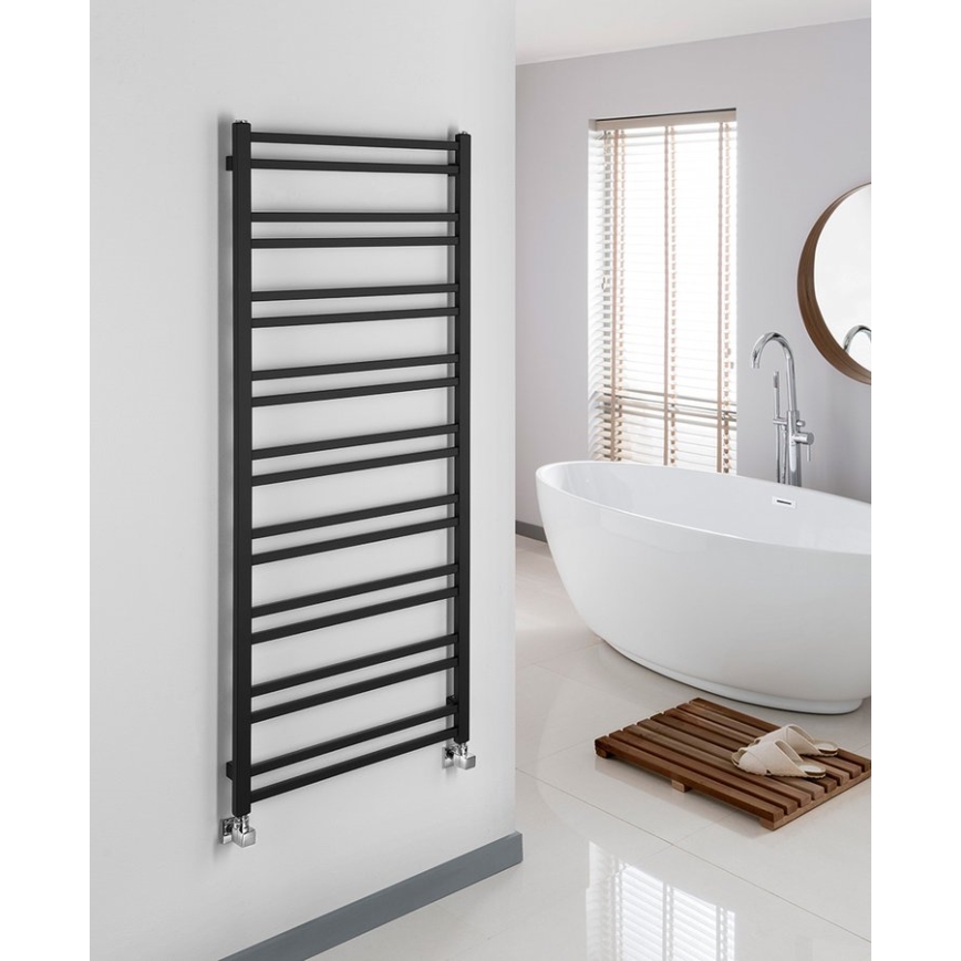 Sapho - Badkamerradiator METRO DOS 476 W/230 V 55 x 143 cm mat zwart
