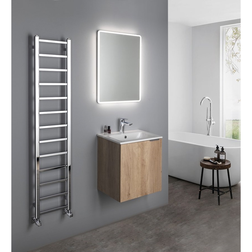 Sapho - Badkamerradiator METRO LIGHT 150x30 cm glanzend chroom