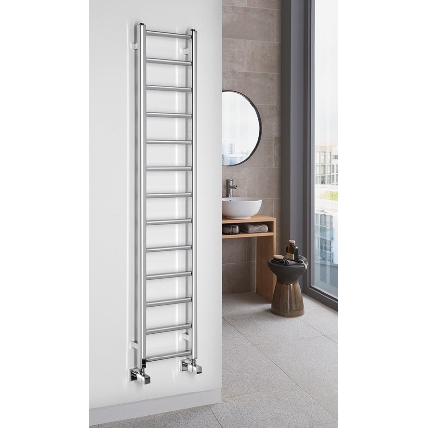 Sapho - Badkamerradiator METRO LIGHT 150x30 cm glanzend chroom