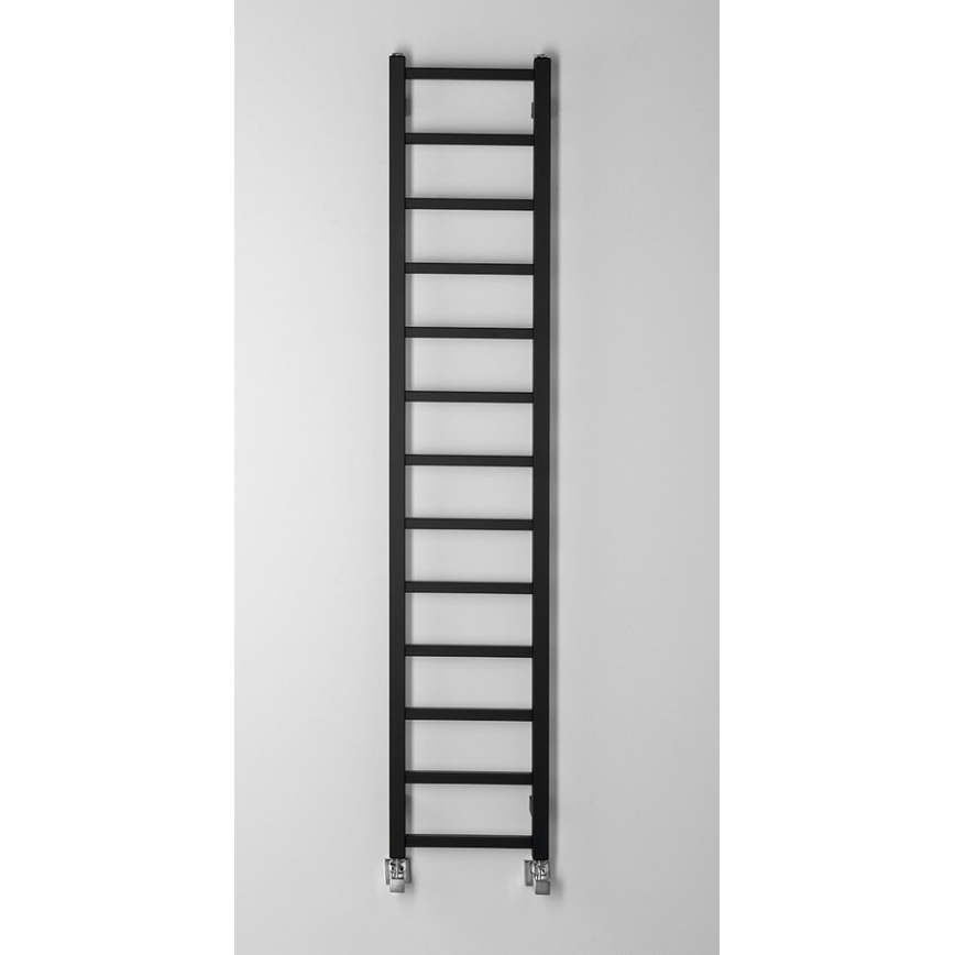 Sapho - Badkamerradiator METRO LIGHT 276W 30x150 cm mat zwart