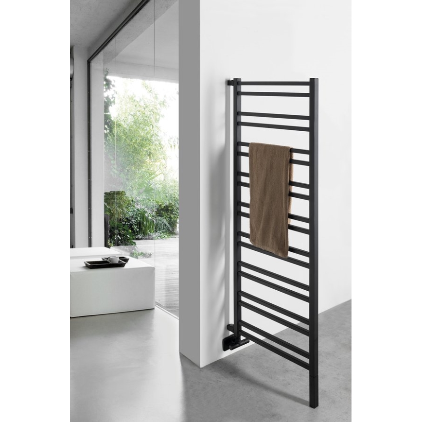 Sapho - Badkamerradiator METRO SPACE 525W/230V 55x143 cm mat zwart