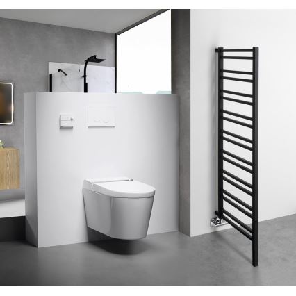 Sapho - Badkamerradiator METRO SPACE 525W/230V 55x143 cm mat zwart