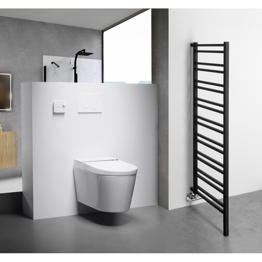 Sapho - Badkamerradiator METRO SPACE 525W 55x143 cm mat zwart