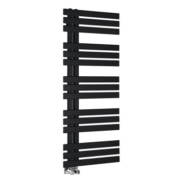 Sapho - Badkamerradiator SILVANA 124x50 cm mat zwart