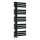 Sapho - Badkamerradiator SILVANA 124x50 cm mat zwart