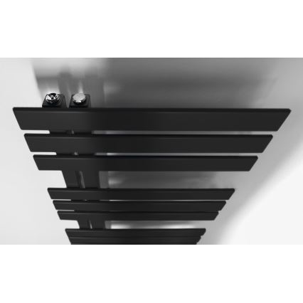 Sapho - Badkamerradiator SILVANA 124x50 cm mat zwart