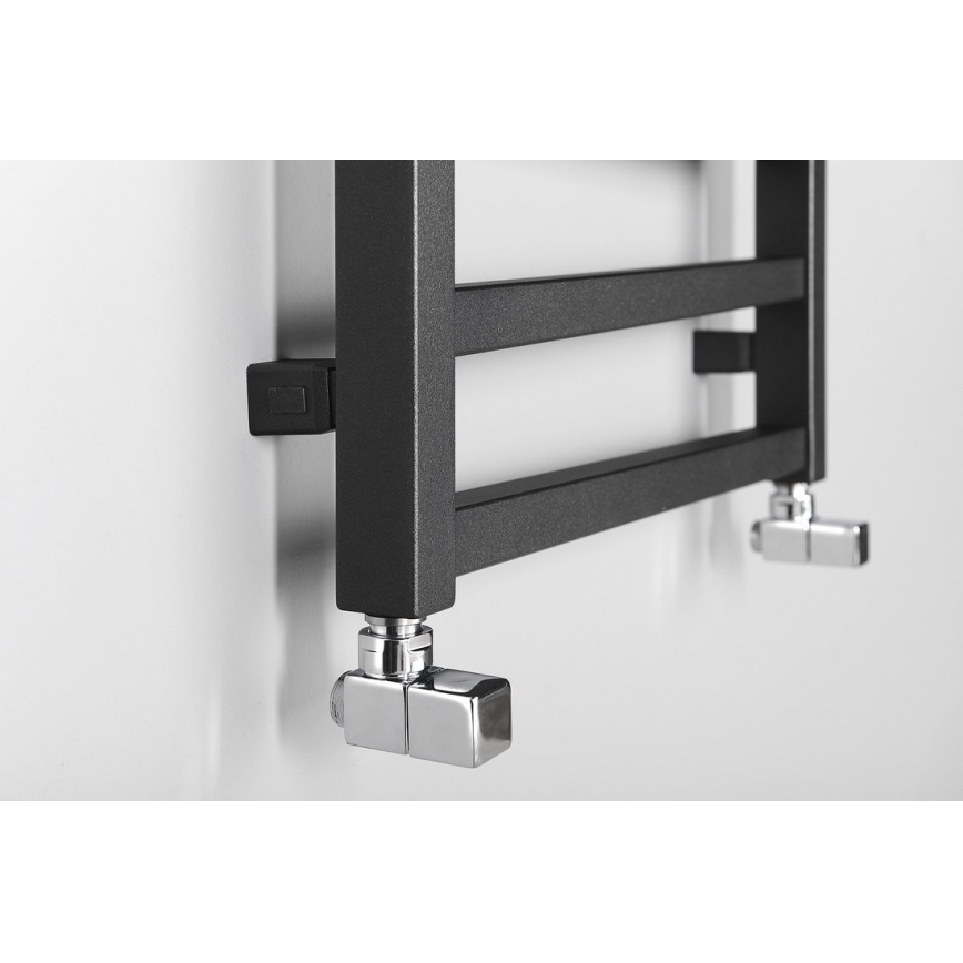 Sapho - Badkamerradiator ZIG 110x50 cm antraciet
