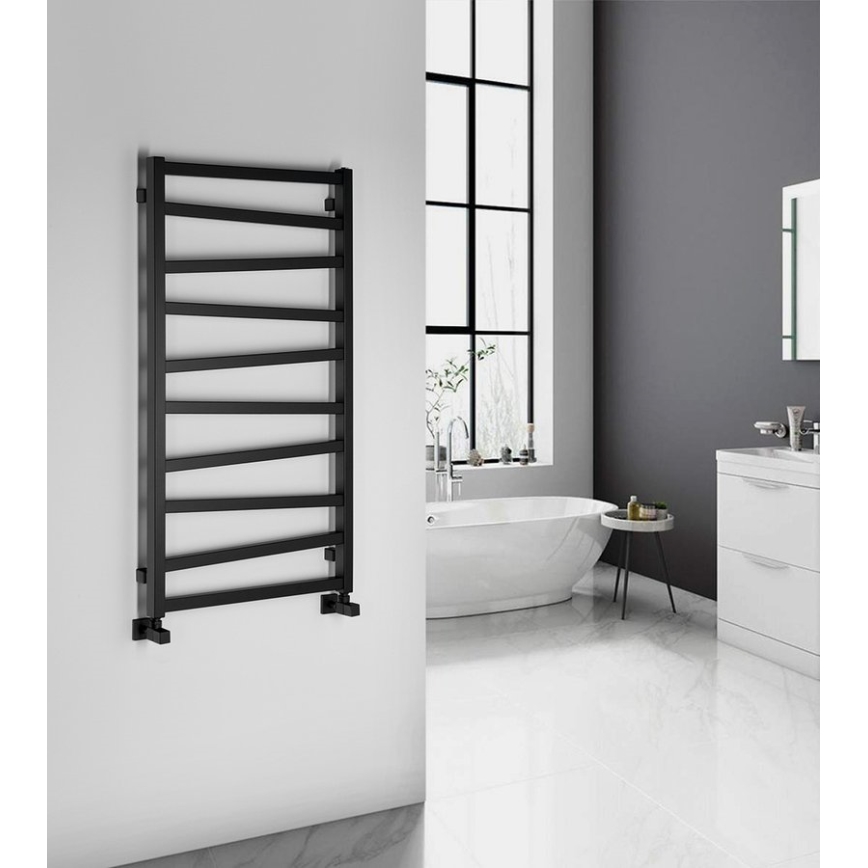 Sapho - Badkamerradiator ZIG 110x60 cm zwart