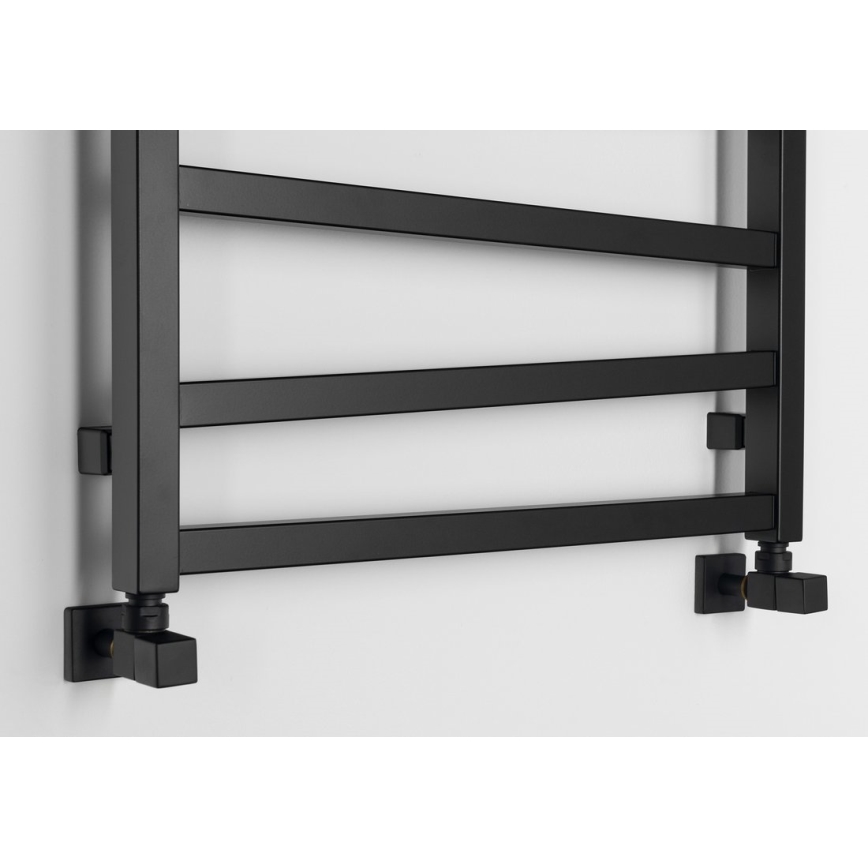 Sapho - Badkamerradiator ZIG 110x60 cm zwart