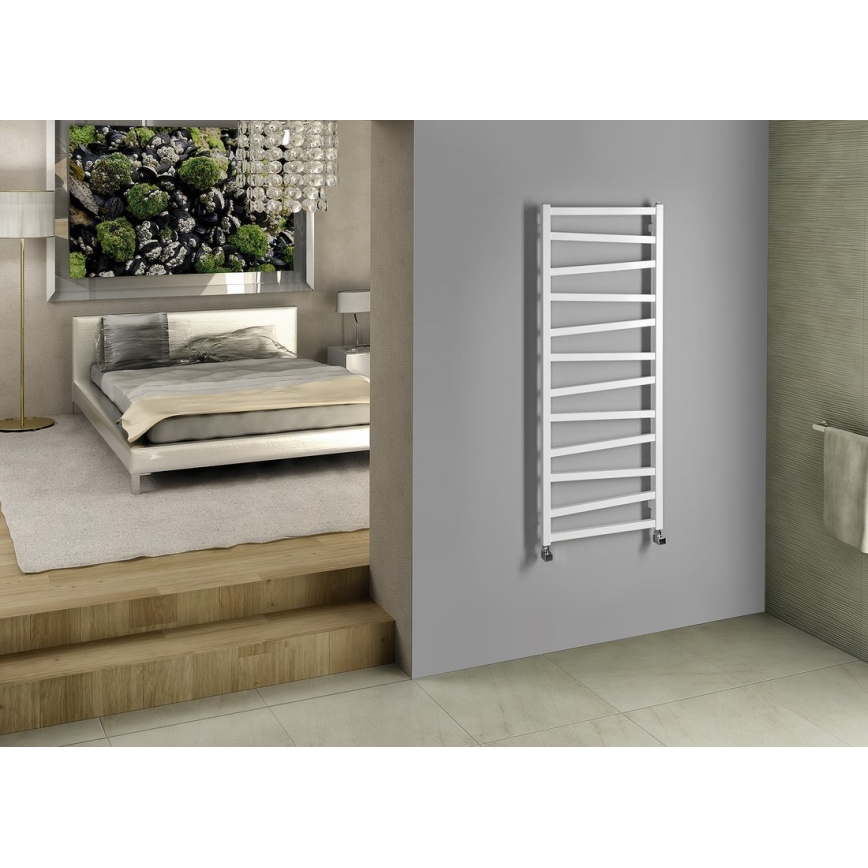 Sapho - Badkamerradiator ZIG 133x50 cm wit