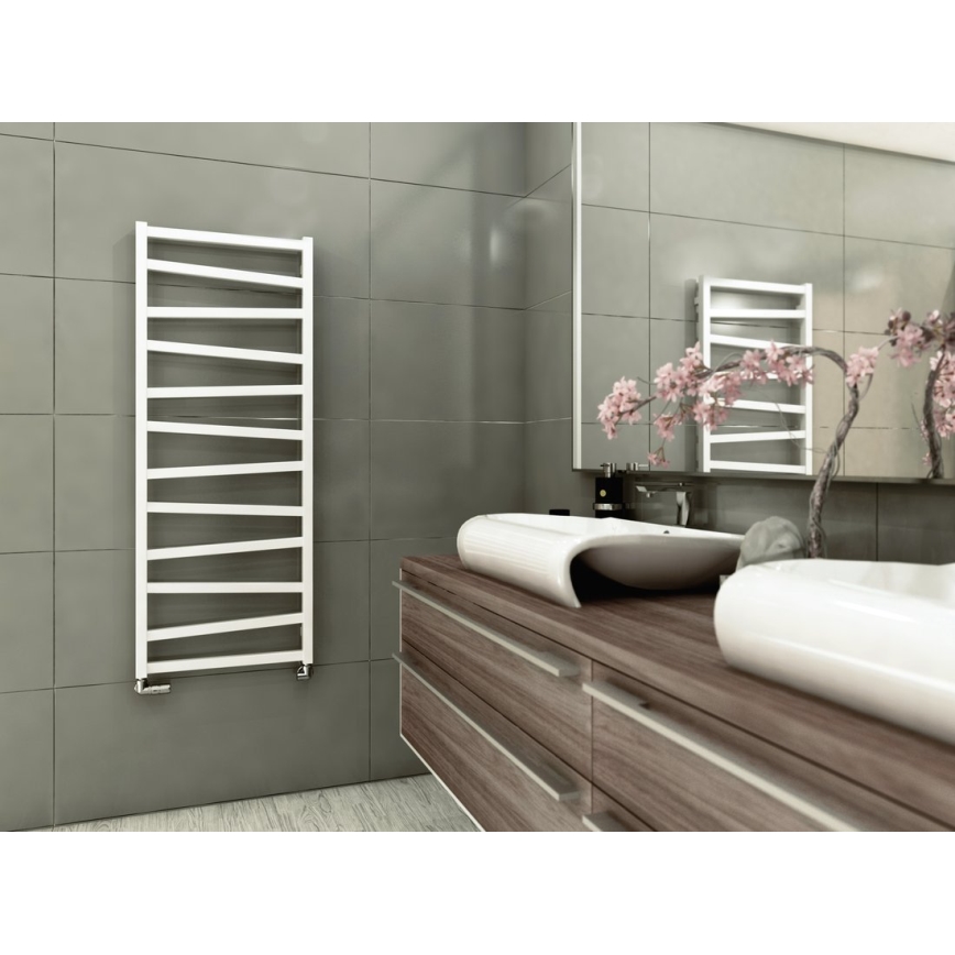 Sapho - Badkamerradiator ZIG 133x50 cm wit
