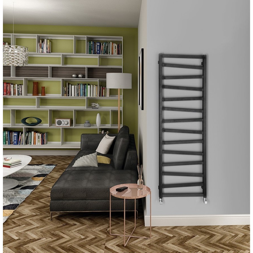 Sapho - Badkamerradiator ZIG 157x50 cm antraciet