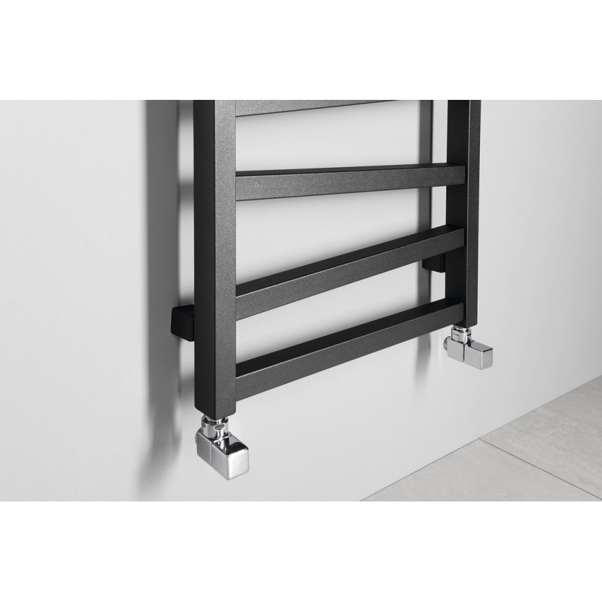 Sapho - Badkamerradiator ZIG 157x50 cm antraciet