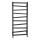 Sapho - Badkamerradiator ZIG 406W/230V 50x110 cm antraciet