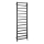 Sapho - Badkamerradiator ZIG 582W/230V 50x157 cm antraciet