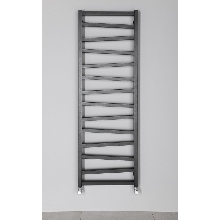 Sapho - Badkamerradiator ZIG 582W/230V 50x157 cm antraciet