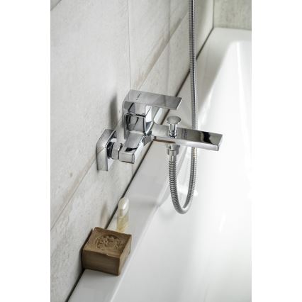 Sapho - Badkraan CUBEMIX glanzend chroom
