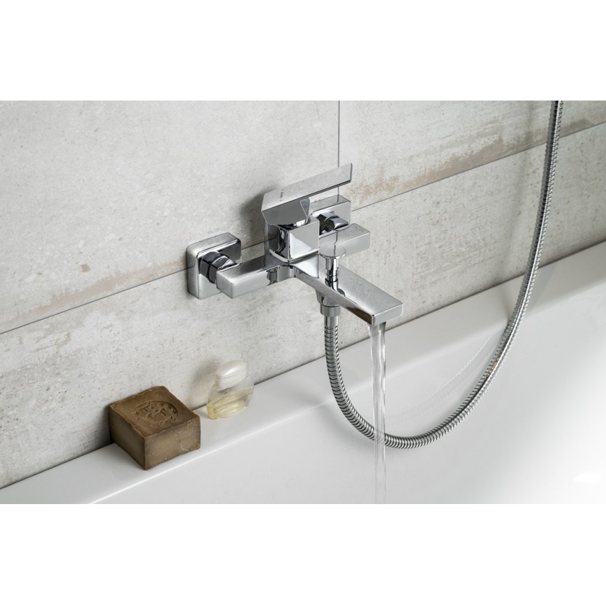 Sapho - Badkraan CUBEMIX glanzend chroom