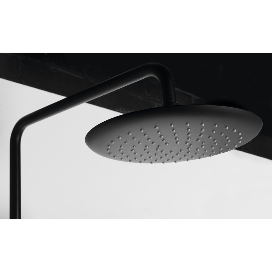 Sapho - Doucheset SOLARIS met kraan, mat zwart