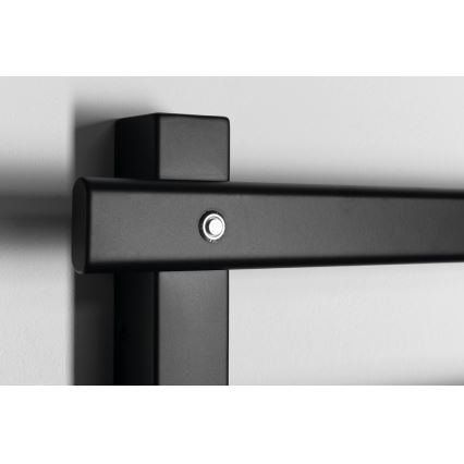 Sapho - Elektrische handdoekdroger ELCOR 63W 48x52 cm mat zwart