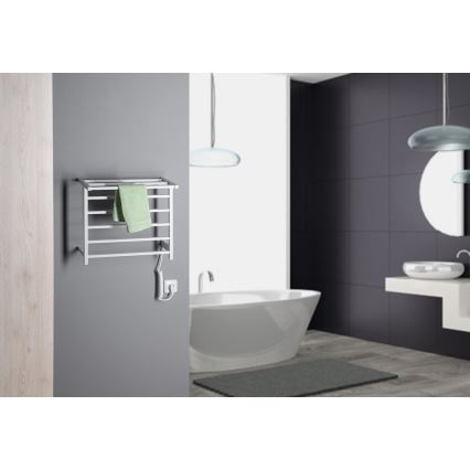 Sapho - Elektrische handdoekdroger ELZOR 60W 47x50 cm mat wit