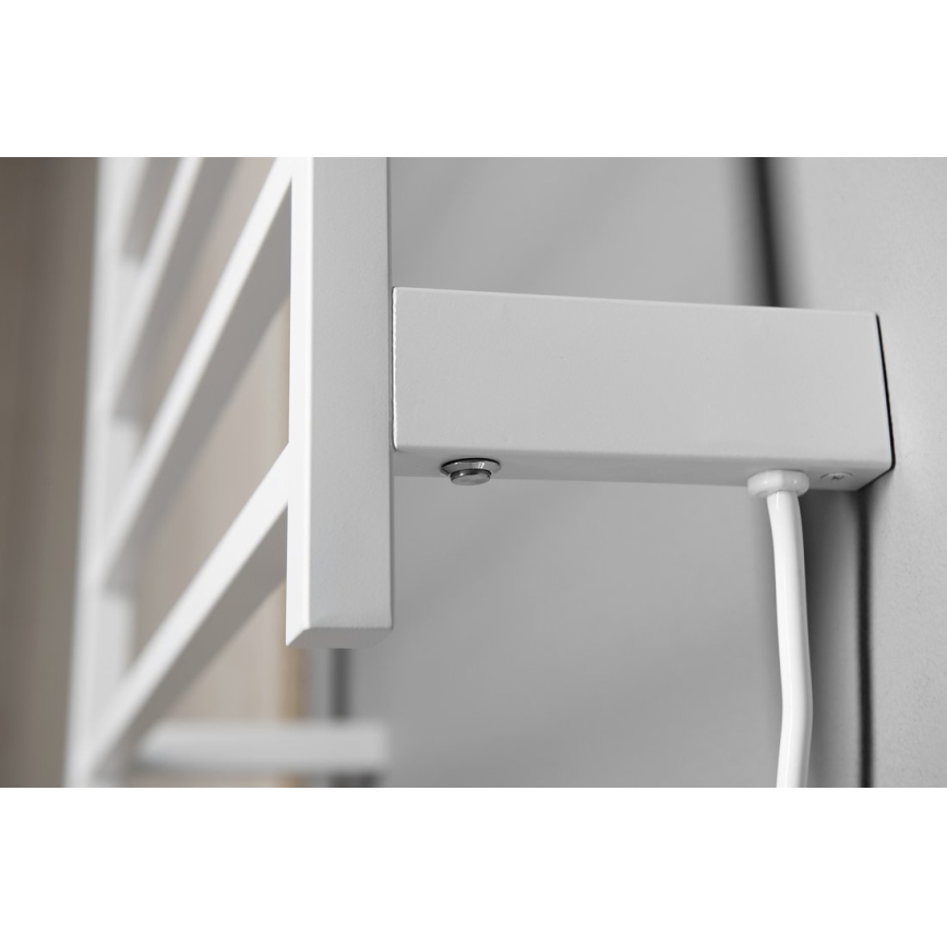 Sapho - Elektrische handdoekdroger ELZOR 60W 47x50 cm mat wit