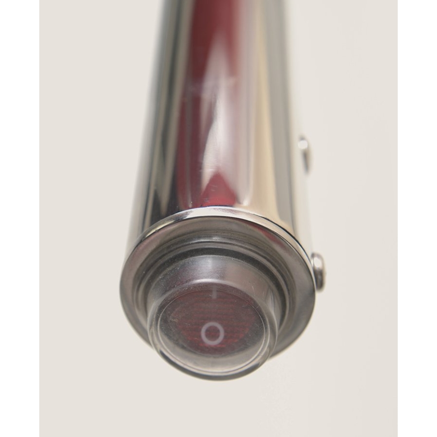 Sapho - Elektrische handdoekdroger PASADOR 30W 150x15 cm mat zwart