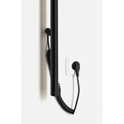 Sapho - Elektrische handdoekdroger PASADOR 30W 150x15 cm mat zwart