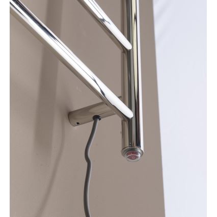 Sapho - Elektrische handdoekdroger REDONDO 130W 150x60 cm glanzend chroom rond