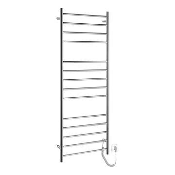 Sapho - Elektrische handdoekdroger REDONDO 130W/230V 150 cm glanzend chroom rechts rond