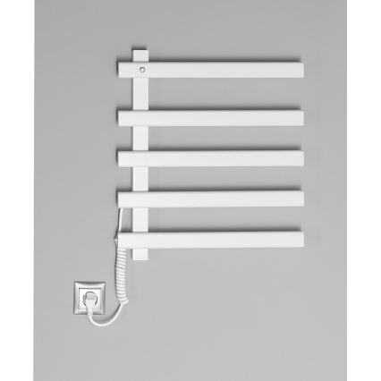 Sapho - Elektrische handdoekendroger ELCOR 63 W 52 x 48 cm mat wit