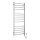 Sapho - Elektrische handdoekradiator ESKINADO 130 W 150 x 60 cm rvs/glanzend chroom